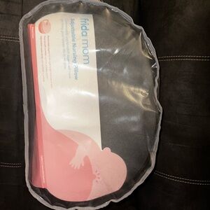 Frida Mom Nursing Pillow in Gray and Pink